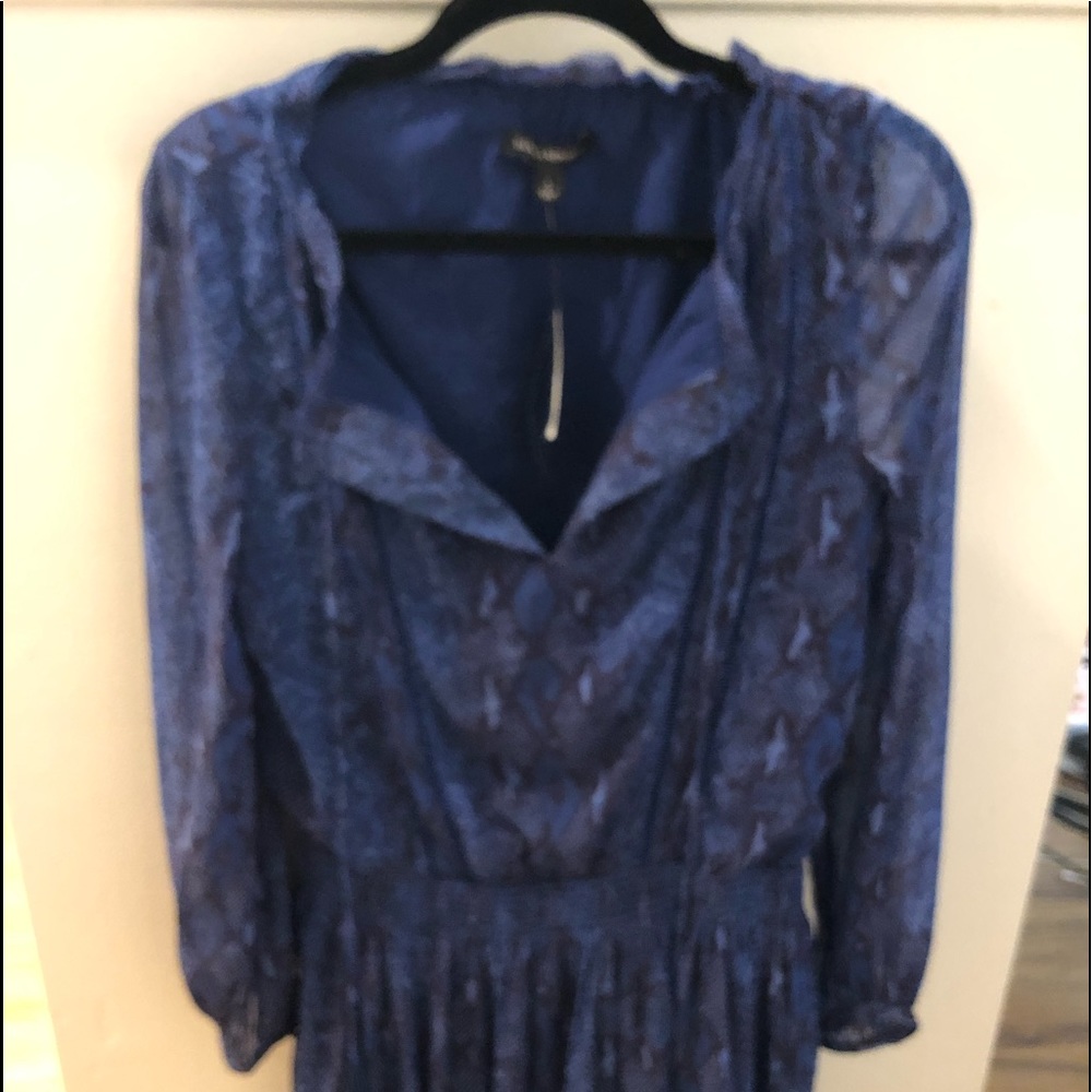 Banana Republic Navy Pattern Dress